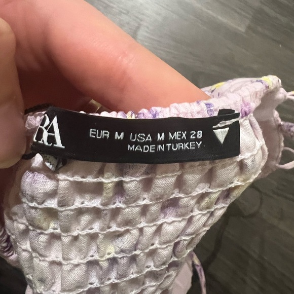 NWT Zara Floral Bustier Corset Crop Top - Picture 7 of 7